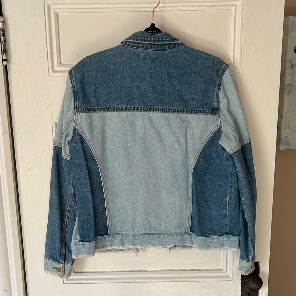 Pacsun Blue Patchwork Denim Jacket - image 3